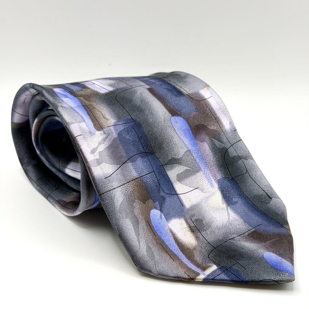 Vintage Y2K Jerry Garcia Silk Blue Overlooking the Desert Necktie